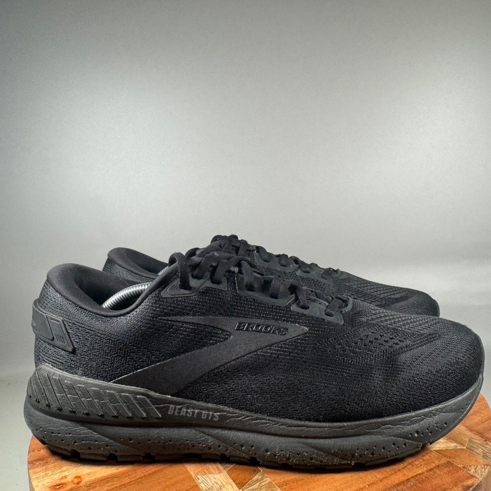 Brooks Beast GTS 23 Mens 13 Extra Wide 4E Black Running Shoes 1104254E020